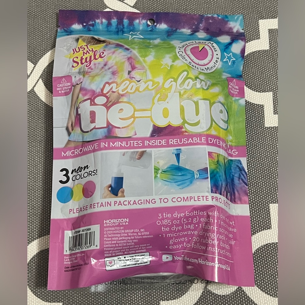 Neon Glow Tie Dye